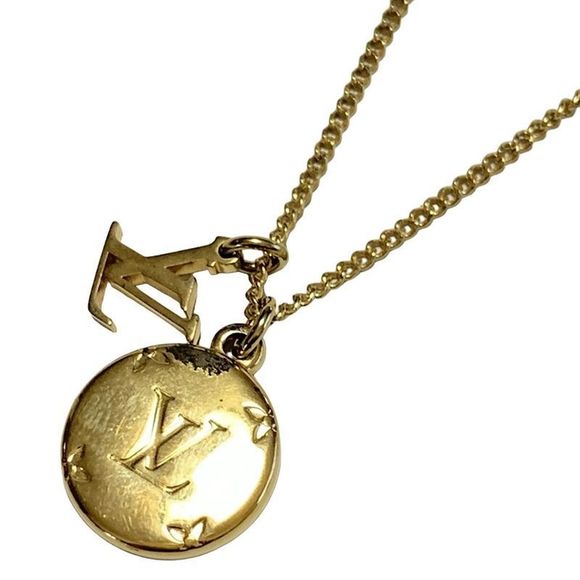 Louis Vuitton Necklace Ring Necklace Monogram M80189 Gold...
